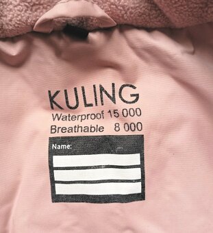 KVALITNÍ ZIMNÍ NEPROMOKAVÁ KOMBINÉZA- KULING, 6-7 let, 122 c - 9