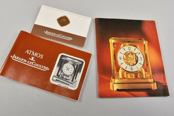 Stolní hodiny Jaeger LeCoultre Atmos s krabicí a papíry - 9