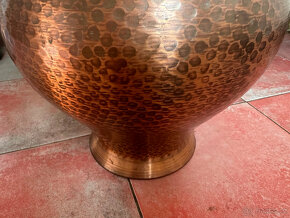 Měděný tepaný džbán - váza - 58cm - 9
