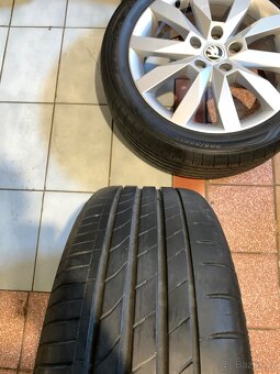 Alu kola Škoda R17 5X112 LETNÍ PNEU 205/50 R17 CRYSTAL - 9