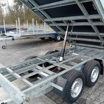 3-stranná hydraulická sklopka 2700Kg, 3,30mx1,76,ALU bočnice - 9