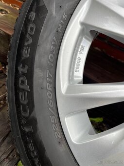 Alu disky 5x114,3 17 se zimními pneu 225/60/17 - 9