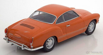 Model 1:18 VW Karmann Ghia Cabriolet 1970 Minichams - 9