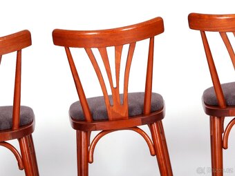 4x těžké masivní židle po přečalounění. - 9