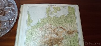 Atlas rok 1904 starožitný historický 170stran - 9