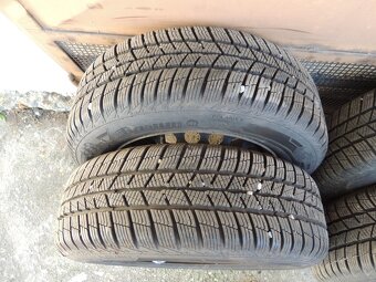 4ks plech.disků na Škoda Octavia 2+zimní pneu 195/65/15 - 9