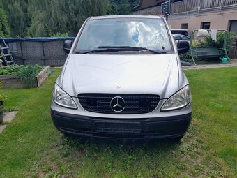 Dveře Mercedes Vito W639, rok. 2007, stříbrná 9744 - 9