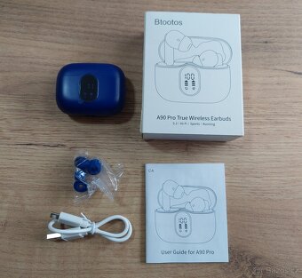 Bezdrátová sluchátka Btootos A90 Pro – Bluetooth 5.4, ENC - 9