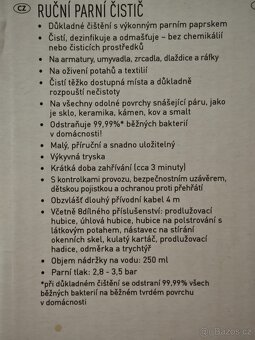 Ruční parní čistič SilverCrest, nový - 9