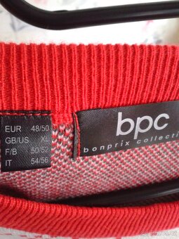 Teplý a krásný zimní svetr 48/50 - 9