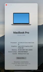 MacBook Pro 2019 i9 /16GB/1TB SSD, space grey - 9