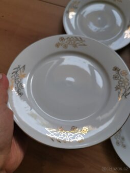 4x talíř, československý porcelán - 9