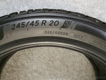 2x ZÁNOVNÍ 245/45 R20 Zimní pneu Michelin Pilot Alpin 5 - 9
