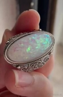 Nová sada souprava bižuterní 8 ks prstynku perletove - 9