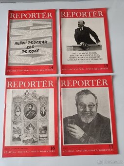 Časopis Reportér rocnik IV. 1969 - nekompletní, 1 chybi, 18 - 9