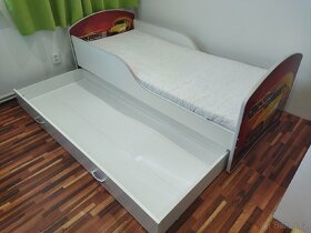2ks dětská postel + šuplíky + matrace + chrániče - 9