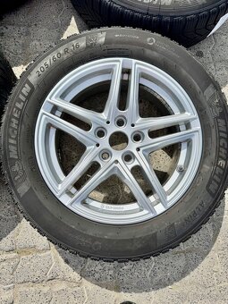 4x al kola 5x112 16 + pneu zimní 205/60 R16 - 9