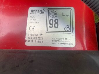 MTD benzínová sekačka se starterem - 9