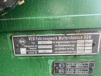 Multicar M25 vysuvny zebrik 1987 - 9