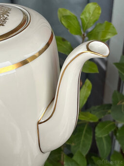 Starožitná porcelánová konvice Ivory 1.5l, Bavaria - 9