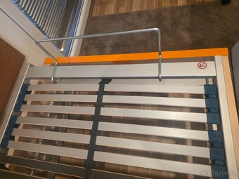 Postel s motorovým polohováním + zánovní matraci 80×200 - 9