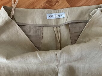 Artigiano-lněné kalhoty - 9