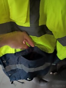 Dlouhá zimní pracovní (reflexní) bunda cxs M - 9