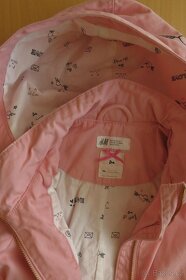 Bunda/kabát jarní/podzimní s kapucí, vel. 110, H+M - 9
