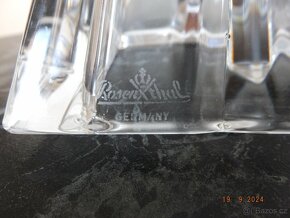 ROSENTHAL křišťálový masivní svícen signovaný. - 9