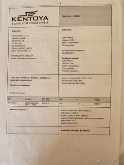 Skútr Kentoya Hammer II 125cc – 6 450 km, nová baterie - 9