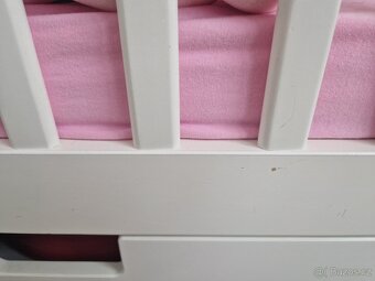 Bílá postýlka Ikea - 9