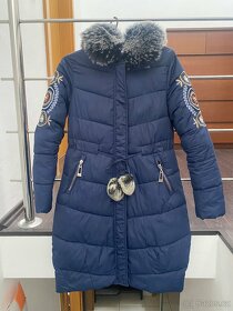 Dámský zimní prošívaný kabát - 9