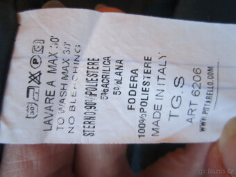 Zimní kabát, Itálie, vel. L/XL, zajímavá modrá barva - 9