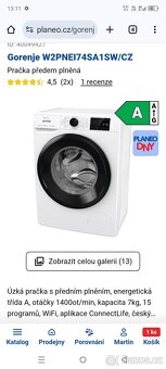 Pračka předem plněná Gorenje W2PNEI74SA1SW/CZ - 9
