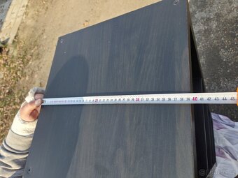 Knihovna tmavě hnědá - 9