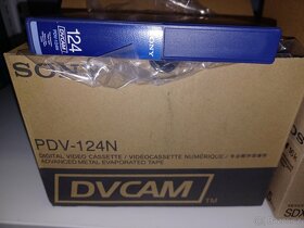 Kazety SONY DVCAM PDV124N 7ks, SONY SDX1-25C 10ks - 9