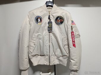 NOVÝ pánský béžový bomber NASA  Apollo II - M - 9