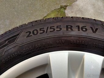 Alu kola originál BMW 1 7J x16 EH2, 5x120, IS 44, letní pneu - 9