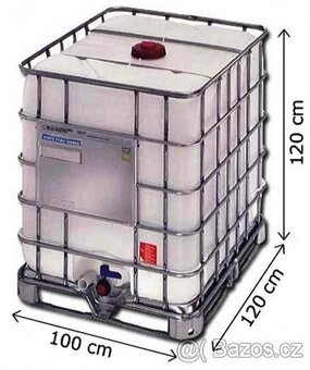 Nádrž na 1000 litrů, NEPOUŽITÉ, i na pitnou vodu - 9