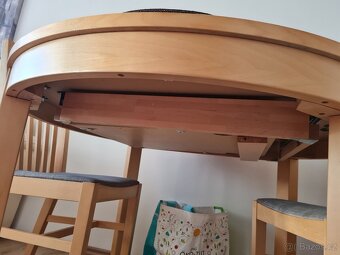 IKEA stůl Bjursta masiv + dýha - 9