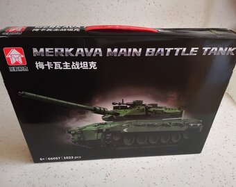 Stavebnice Tank Merkava, kompatibilní s Lego - 9