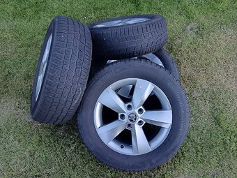Alu + pneu škoda Karoq r16 215/60 ateca - 9