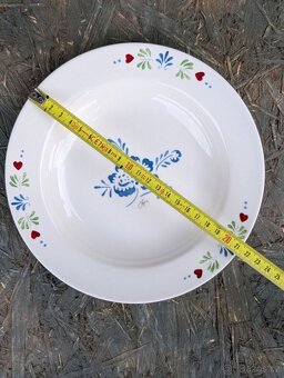 4 ks vintage hluboké talíře. - 9