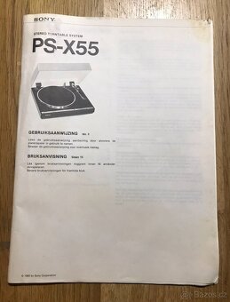 ŠPIČKOVÝ GRAMOFON SONY PS-X 55 (1980) PŘÍMÝ NÁHON ,QUARTZ - 9