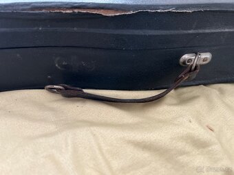 Starý cest.kufr, rozhl.-dratak, dřev. truhlu na nářadí, hobl - 9