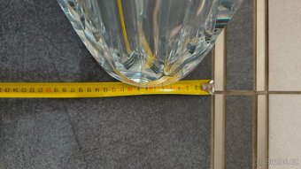 Váza Baccarat France 24cm, váha 4,27kg - 9