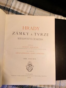 1.vydání  "Hrady, zámky a tvrze království Českého" - 9