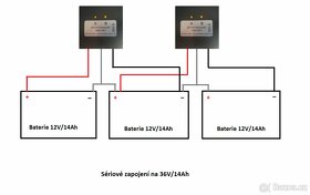Balancér pro seriové zapojení baterií 12V - 9