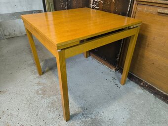 Retro jídelní rozkládací stůl - Brusel 70. léta - 9