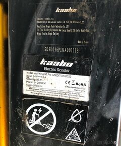 Prodám špičkovou elektrokoloběžku Kaabo Wolf King Pro - 9